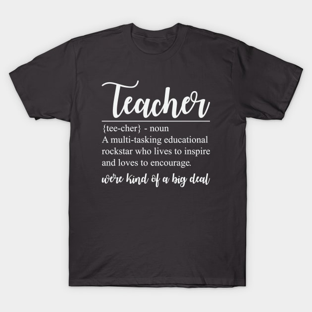 Teacher T-Shirt by FontfulDesigns